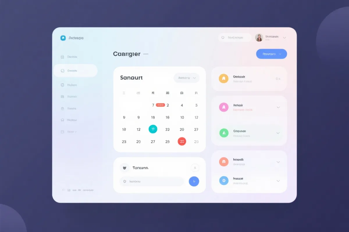 信息提醒与时间安排示意图